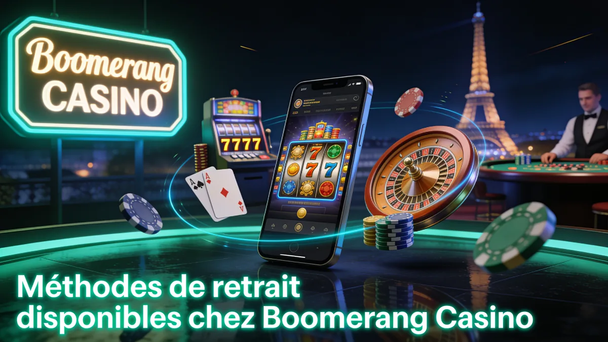 Méthodes de retrait disponibles chez Boomerang Casino : guide boomerang casino pour les joueurs en France